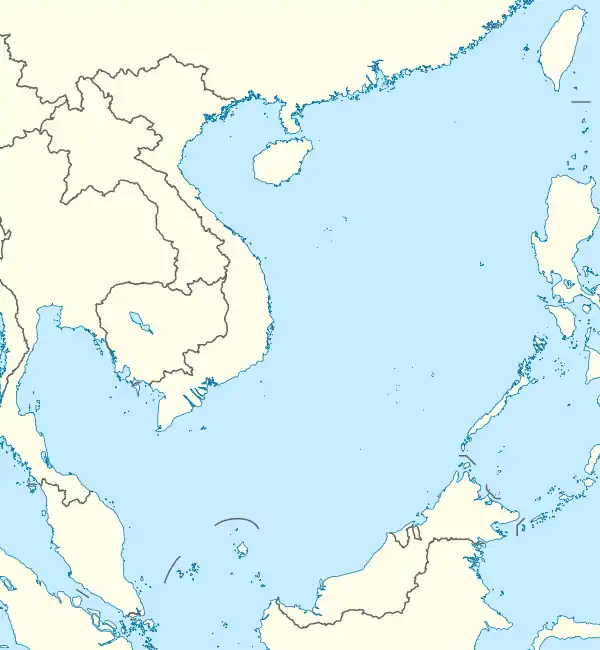 Serasan is located in South China Sea