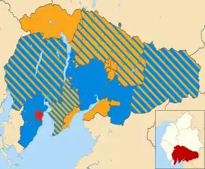 2018 results map