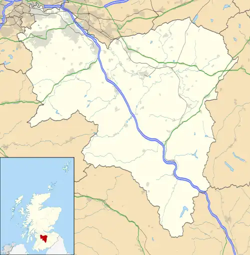 Halfway is located in South Lanarkshire