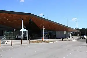 Main entrance at South Morang station