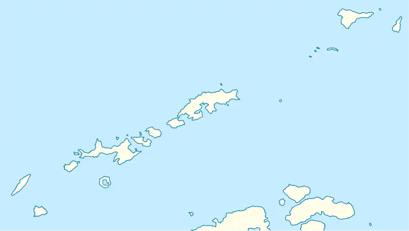 Map showing the location of Sea Lion Glacier