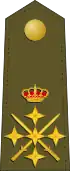 Capitán general ("captain general") shoulder board