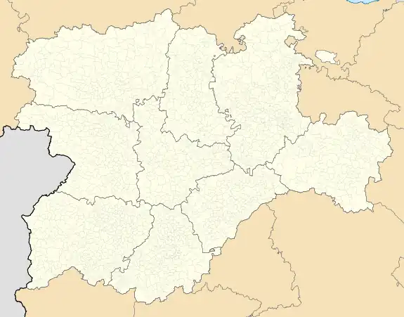 Location of Fuentes de Oñoro in Castile and León##Location of Fuentes de Oñoro in Spain