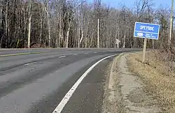 Entering Speyside from the south along Highway 25