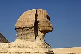 The Sphinx in profile in 2010