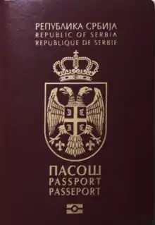 Serbian passport