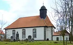 Church of St. John (St. Johannis), Grossenrode. Built in 1730, inaugurated in 1740