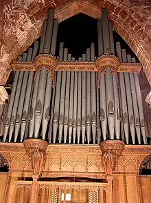 The famous pipe organ by Henry Willis