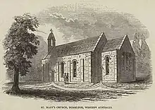 An engraving of the church published in The Illustrated London News, 21 February 1846