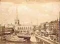 Photograph from c.1900 showing the south view of St Nicholas Church