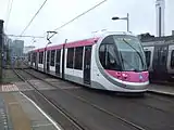 Urbos 3 No.35 approaching St Paul's tram stop