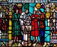 Detail from the "Baptism Window"