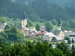 Church of Saint Anne and the town hall