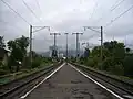 View from the platform towards South.