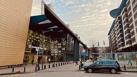 Brussels-South railway station entrance