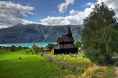 Exterior view of the church site