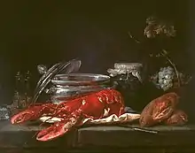 Anne Vallayer-Coster, Still Life With Lobster (c. 1781)