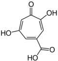 Chemical structure of stipitatic acid