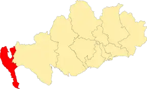 Location of the ward