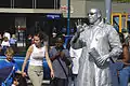 "Silver man" at Fisherman's Wharf, San Francisco