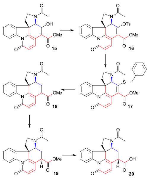 Strychnine synthesis Woodward part 3