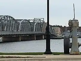 Sturgeon Bay Bridge, also called the Michigan Street Bridge