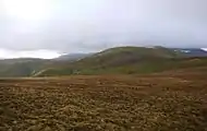 Stybarrow Dodd, seen from Great Dodd, with Green Side to the left