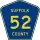 County Route 52 marker