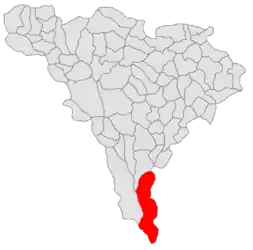 Location in Alba County