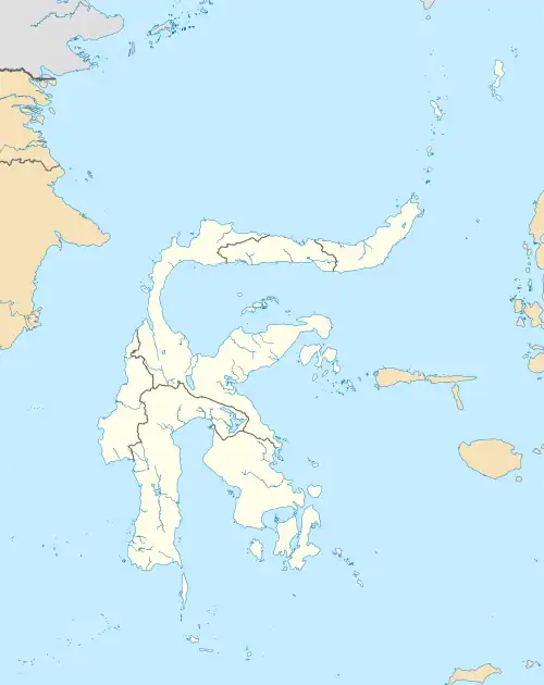 Approximate location where Ponosakan is spoken