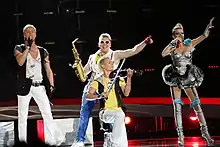 SunStroke Project and Olia Tira performing "Run Away" in Oslo (2010)