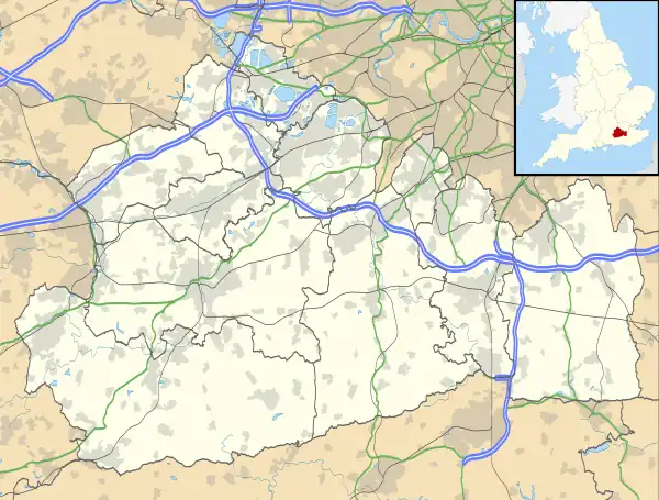 St John's Seminary, Wonersh is located in Surrey