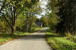 Village road through Suursoo