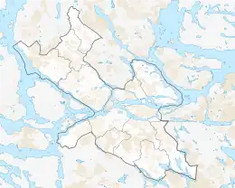 Location in Stockholm Municipality