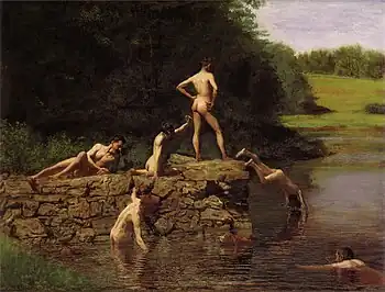 Thomas Eakins, The Swimming Hole, 1884–85