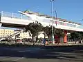 "Policlinico" tram station construction site, October 2013