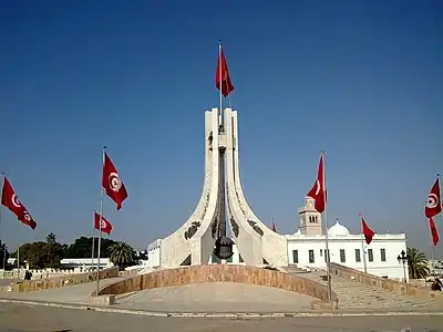 The National Monument of the Kasbah, general view.