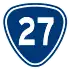 Provincial Highway 27 shield}}