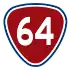 Provincial Highway 64 shield}}