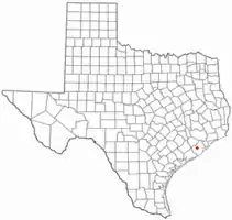 Location of Holiday Lakes, Texas