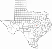 Location of Little River-Academy, Texas