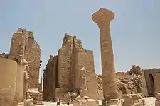 Taharqa's kiosk, Karnak Temple