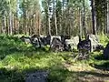 Tank obstacles in Miehikkälä