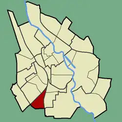 Location of Variku in Tartu.