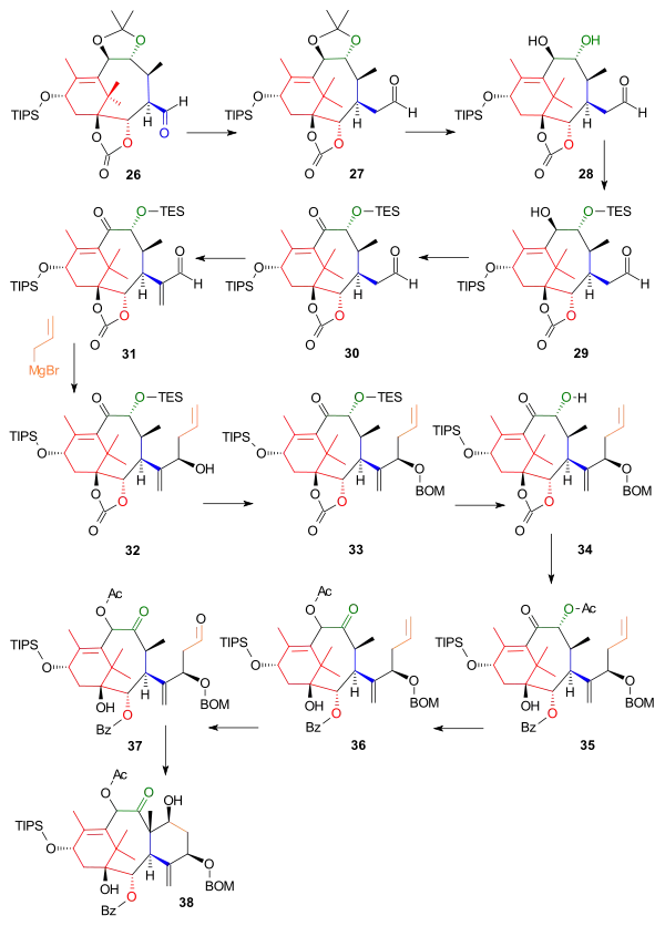 Wender Taxol Scheme 3