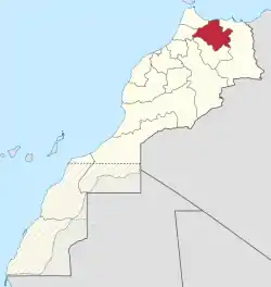 Location in Morocco