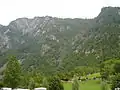 The plateau of Chamois seen from Buisson