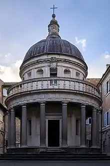 High Renaissance - The Tempietto, San Pietro in Montorio, Rome, by Donato Bramante, 1502