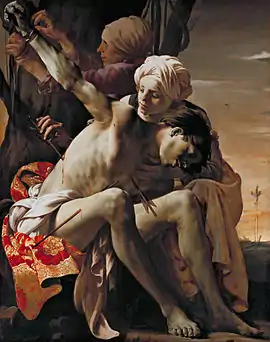 Saint Sebastian Tended by Irene (1625), 149 x 119.4 cm, Allen Memorial Art Museum, Oberlin