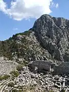 Termessos with view to mountain Solymos (Güllük Dağı)